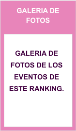 GALERIA DE FOTOS  Galeria de fotos de los eventos de este ranking.